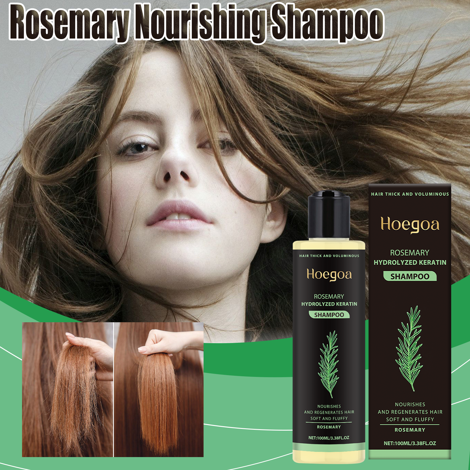 Rosemary Hair Oil - Hoegoa Rosemary Hair Shampoo Volumizing and