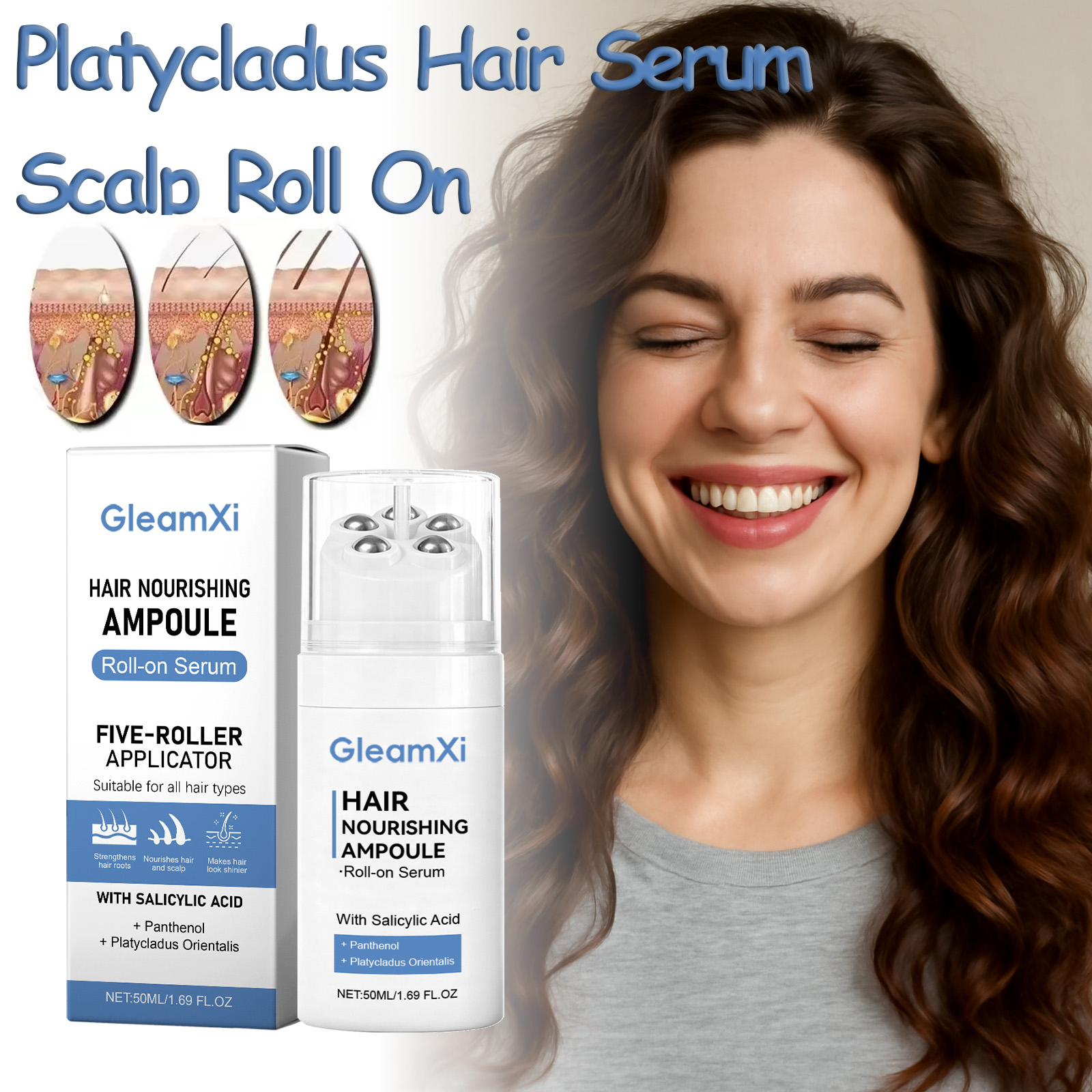 Hair Care Nature - Platycladus Hair Nourishing Serum Roll-on Increase
