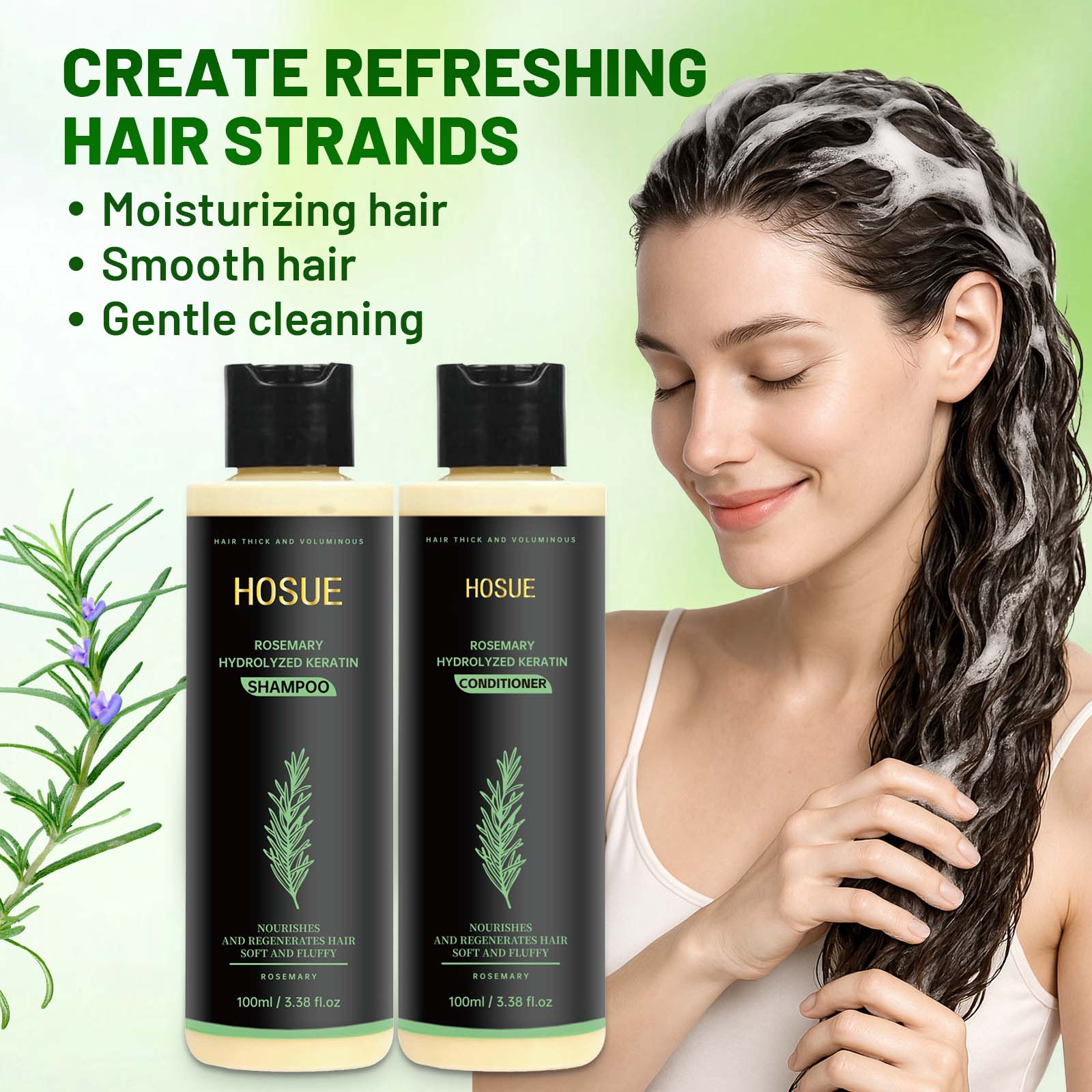 Rosemary Hair Oil - Rosemary Hair Care Shampoo Conditioner Set