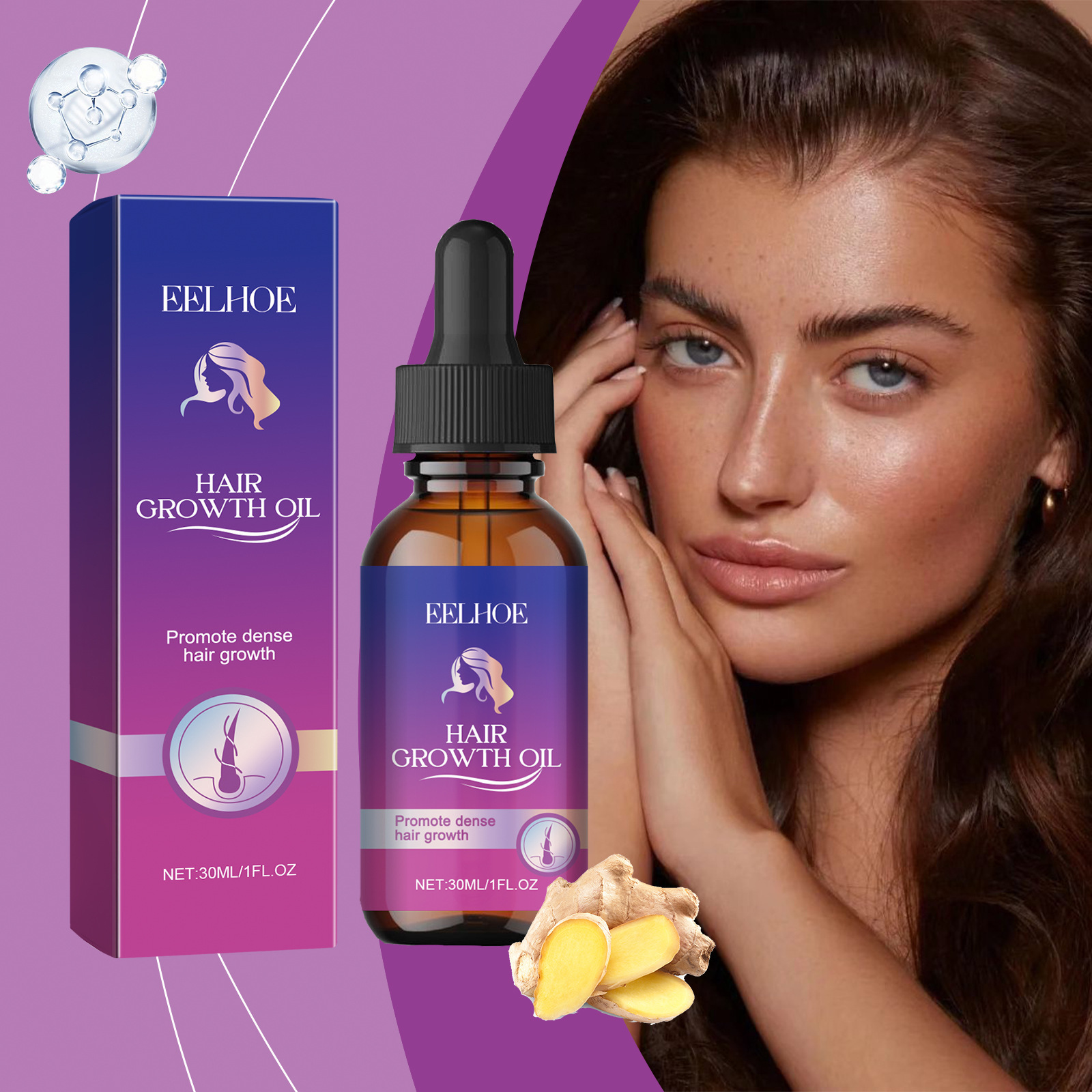 Hair Growth Oil Reducing Break - Hair Care Nature ulasan dan harga