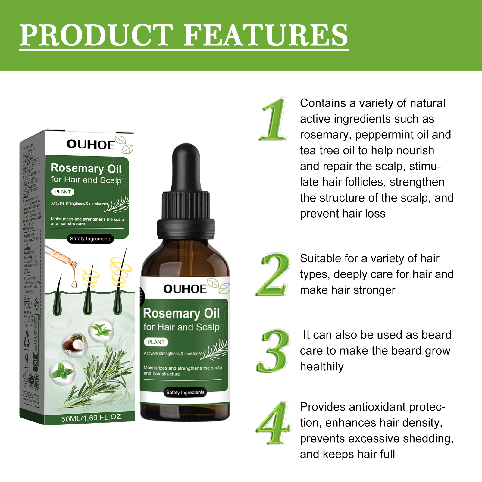 Rosemary Anti Hair Loss Oil No - Rosemary Hair Oil ulasan dan harga