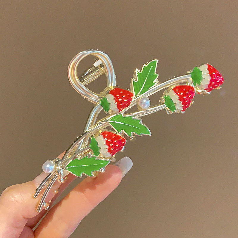 New Sweet Flower Durian Hair C - Hair Clip Claw Large ulasan dan harga