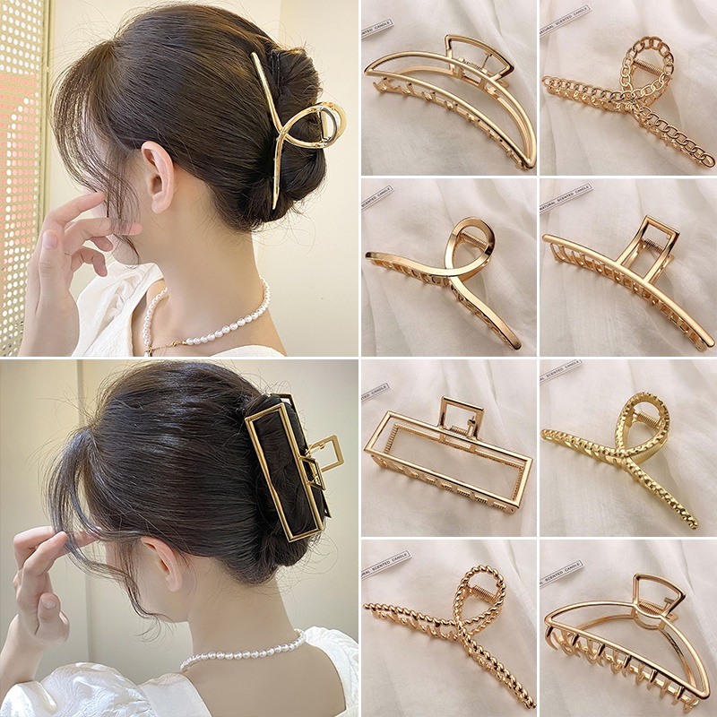 Fashion Metal Hair Claw For Wo - Hair Clip Claw Large ulasan dan harga