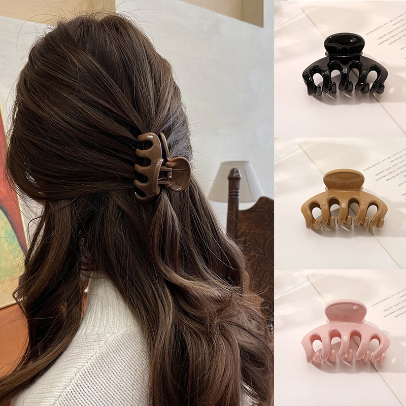 New Candy Colors Hair Clips fo - Hair Clip Claw Large ulasan dan harga
