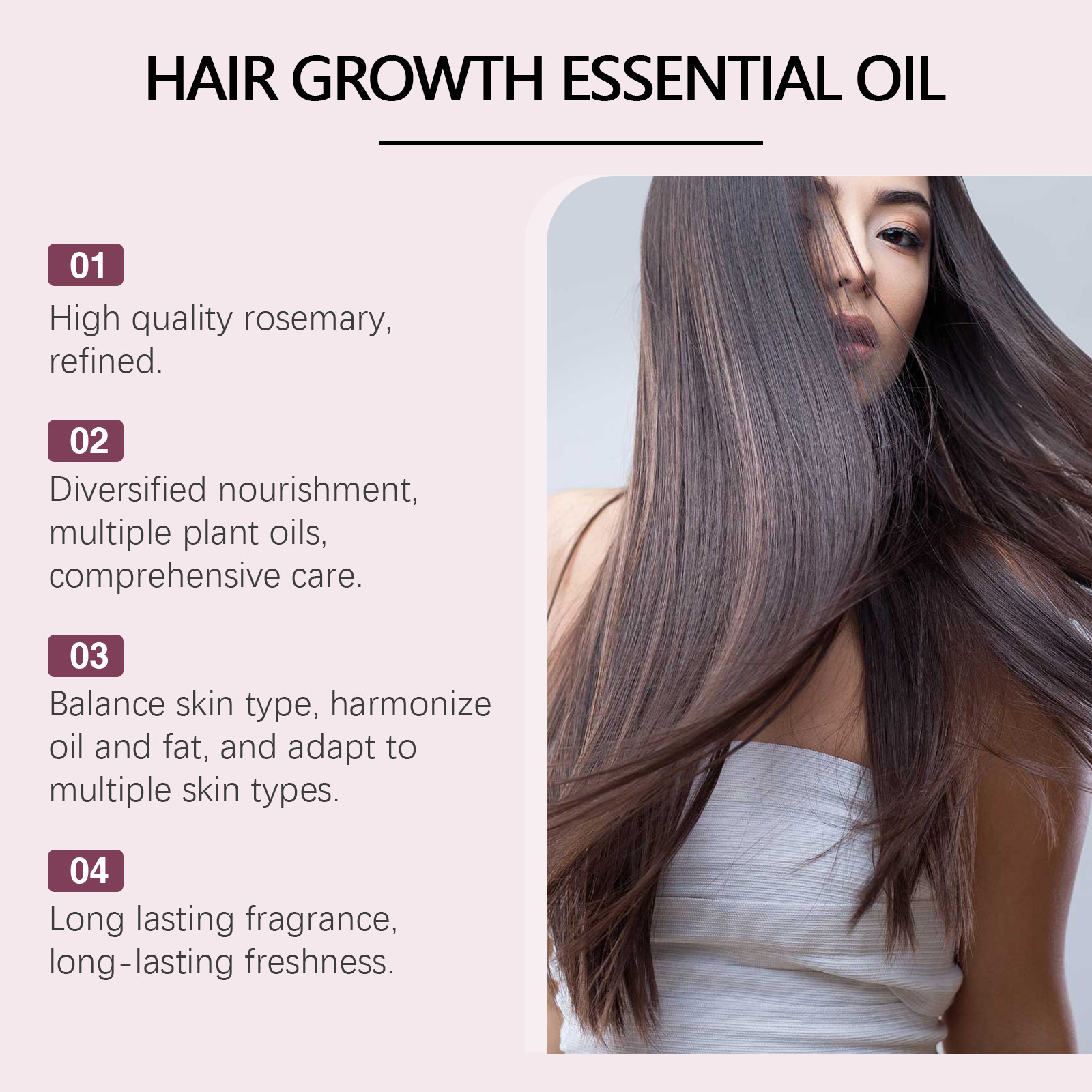 Hair Growth Oil Repair Split E - Hair Care Nature ulasan dan harga