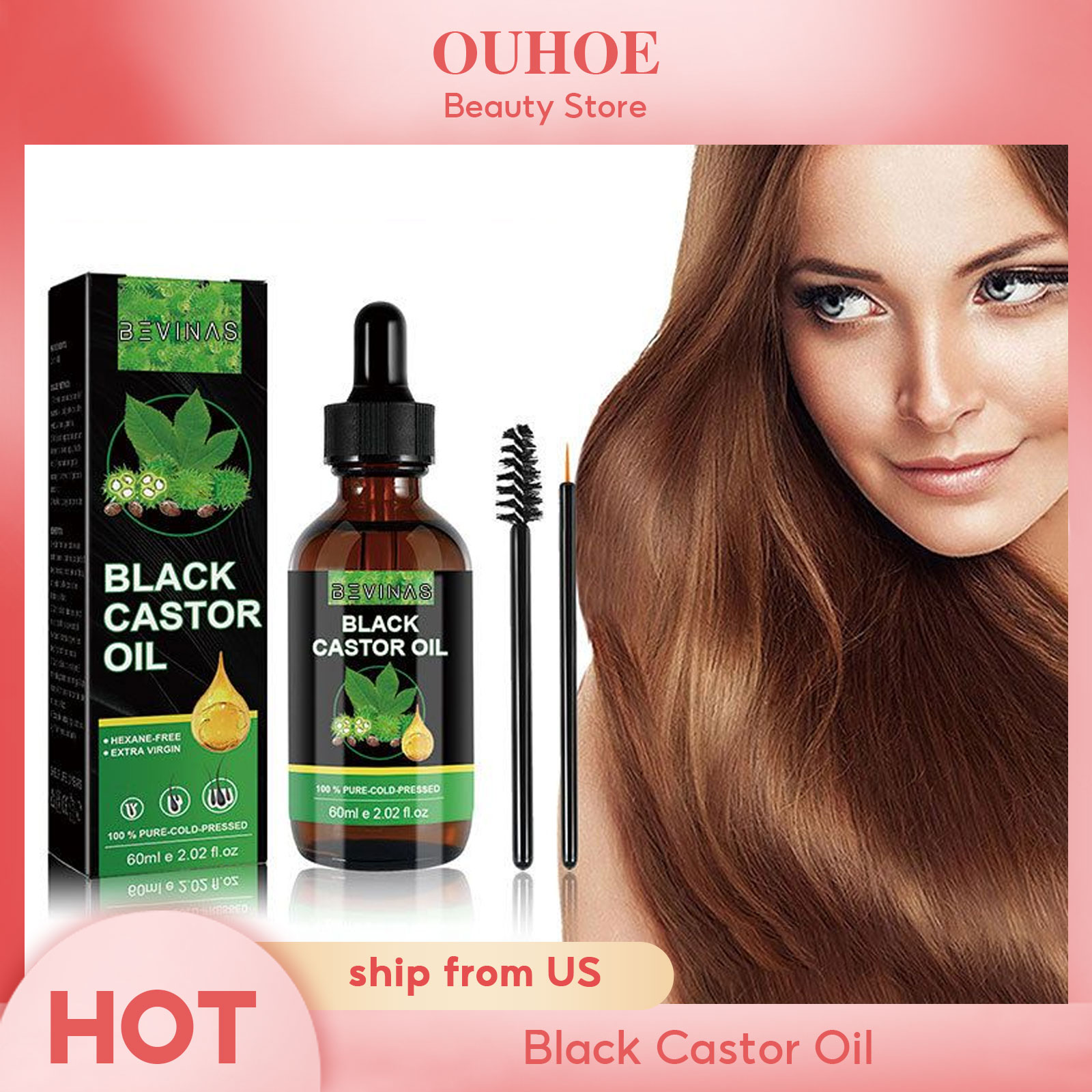 Black Castor Oil Nourishes Hai - Hair Care Nature ulasan dan harga