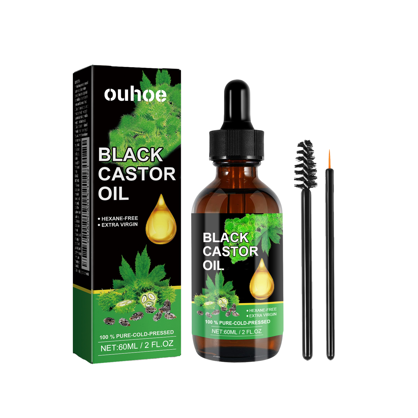 Black Castor Oil Nourishes Hai - Hair Care Nature ulasan dan harga