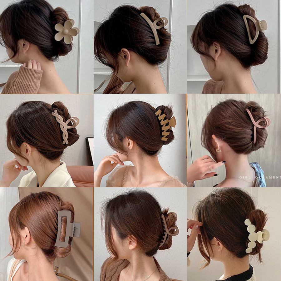 Women Hair Claw Clips Korea Co - Hair Clip Claw Large ulasan dan harga