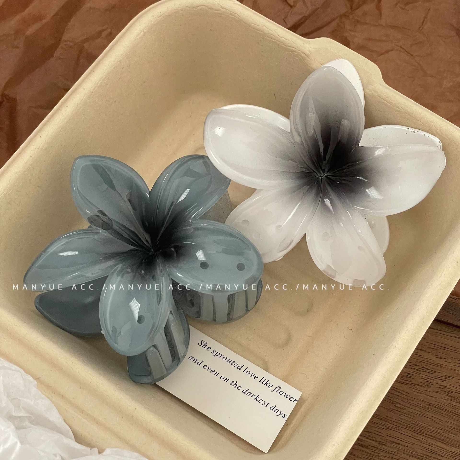 Hawaiian Gradient Hair Clips F - Hair Clip Claw Large ulasan dan harga