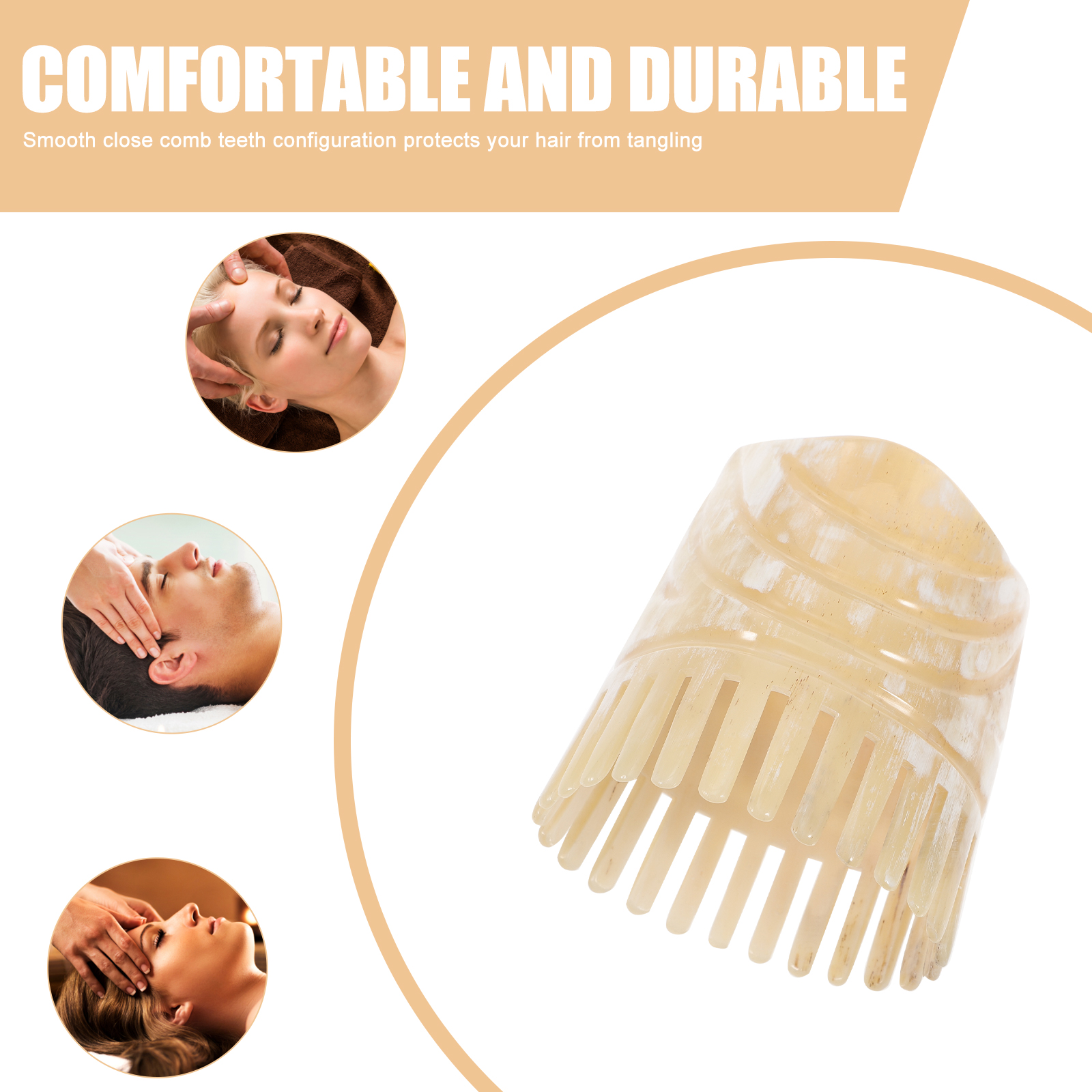 Portable Oxhorn Haircomb With  - Hair Care Tips ulasan dan harga
