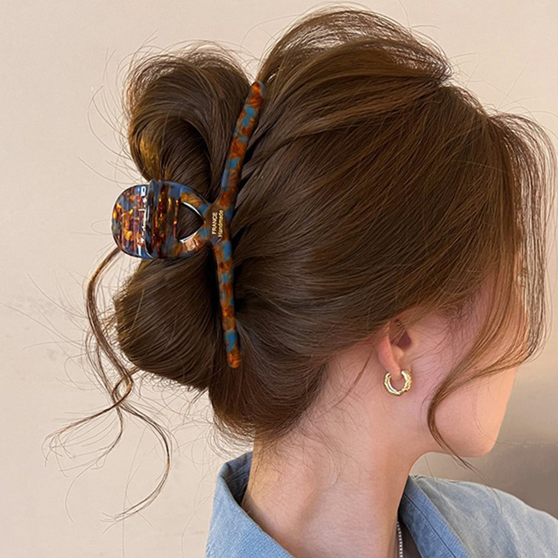 2026 Korean Series Acetic Acid - Hair Clip Claw Large ulasan dan harga