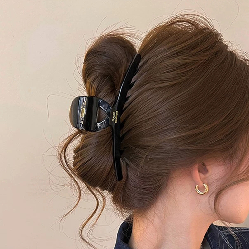 2026 Korean Series Acetic Acid - Hair Clip Claw Large ulasan dan harga
