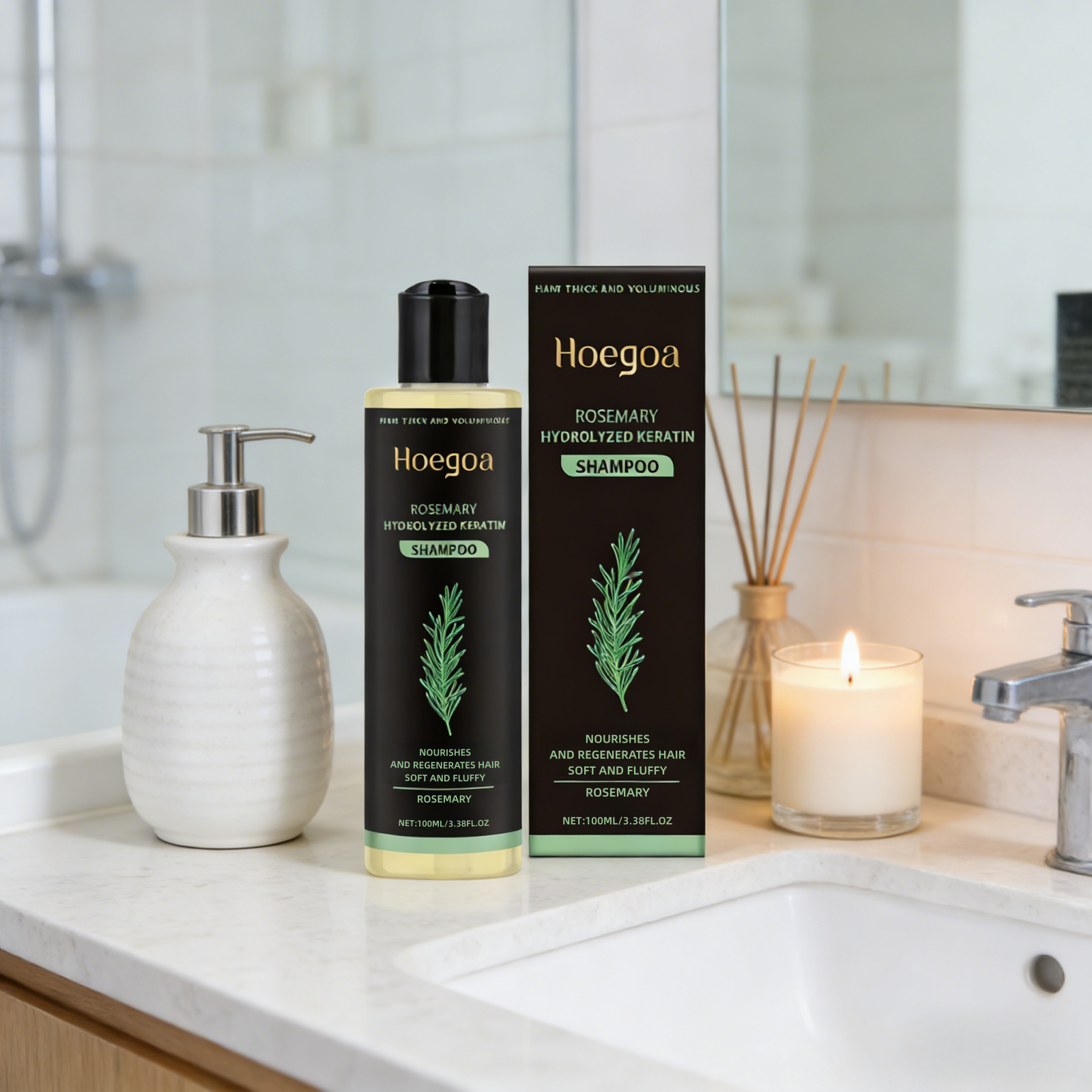 Hoegoa Rosemary Hydrolyzed Ker - Rosemary Hair Oil ulasan dan harga