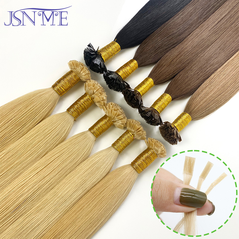 JSNME Flat tip Human Hair Exte - Hair Care Tips ulasan dan harga