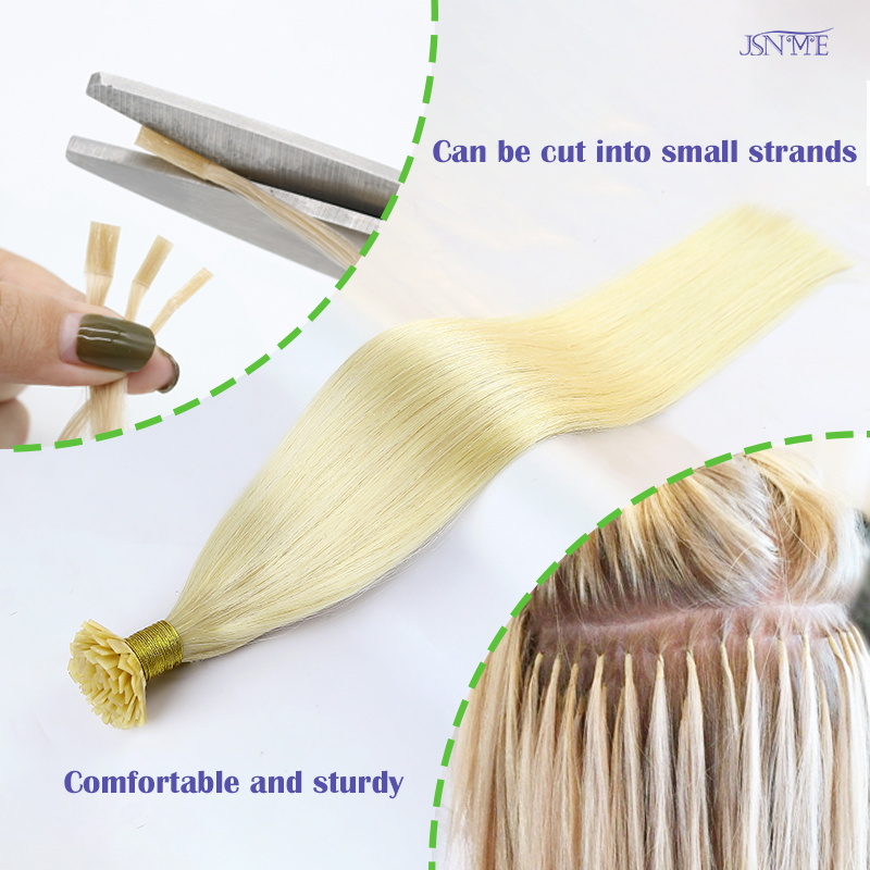 JSNME Flat tip Human Hair Exte - Hair Care Tips ulasan dan harga