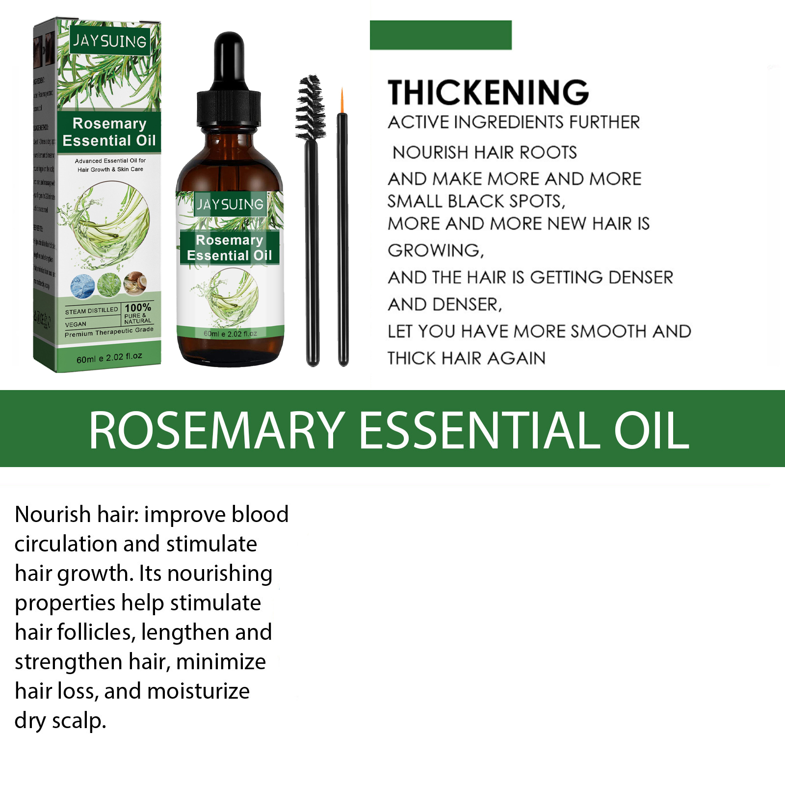 Rosemary Essential Oil For Hai - Rosemary Hair Oil ulasan dan harga
