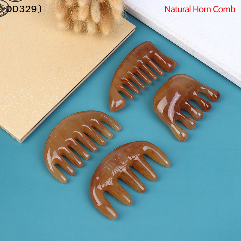 1×Natural Ox Horn Pocket Comb  - Hair Care Nature ulasan dan harga