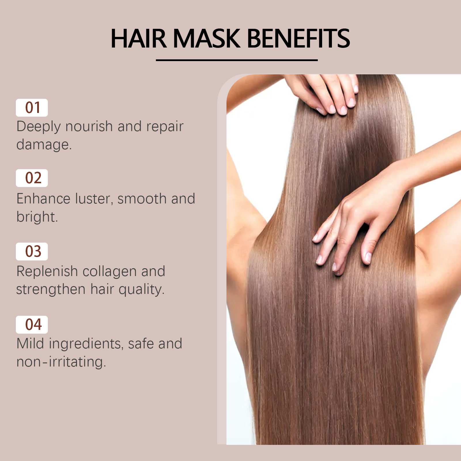 Collagen Hair Mask Deep Repair - Deep Conditioner Mask ulasan dan harga