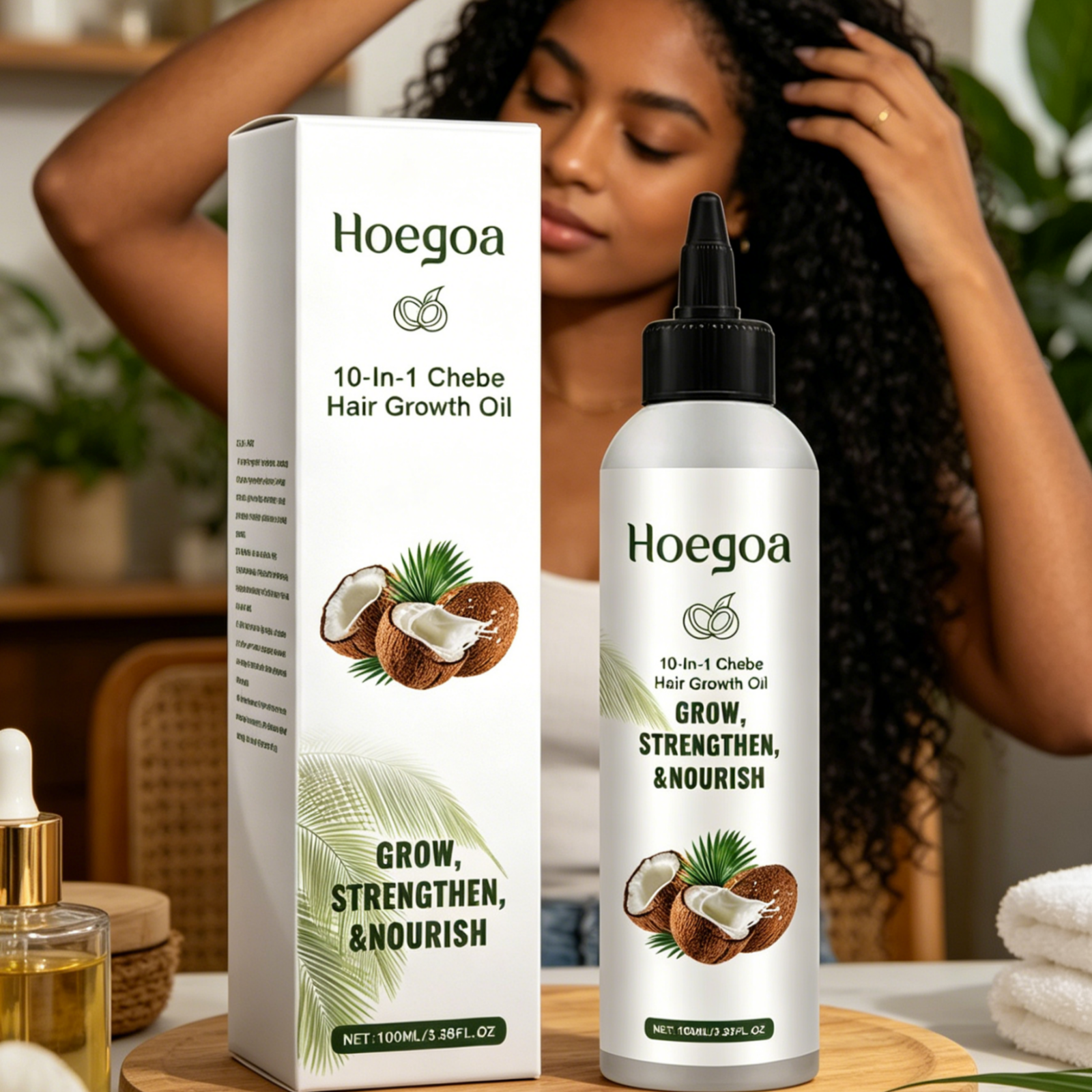Hoegoa Chebe Hair Growth Oil F - Hair Care Nature ulasan dan harga