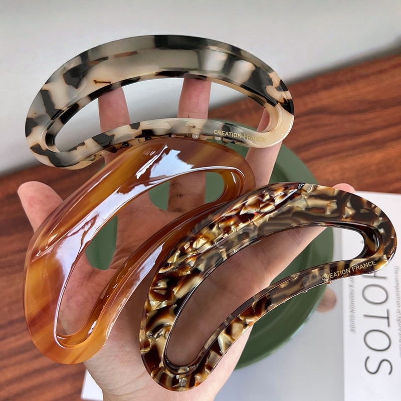 9.5CM French Women Fashion Hai - Hair Clip Claw Large ulasan dan harga