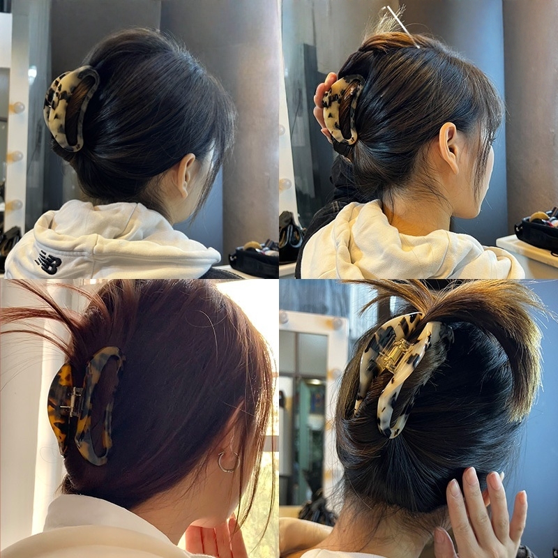 9.5CM French Women Fashion Hai - Hair Clip Claw Large ulasan dan harga