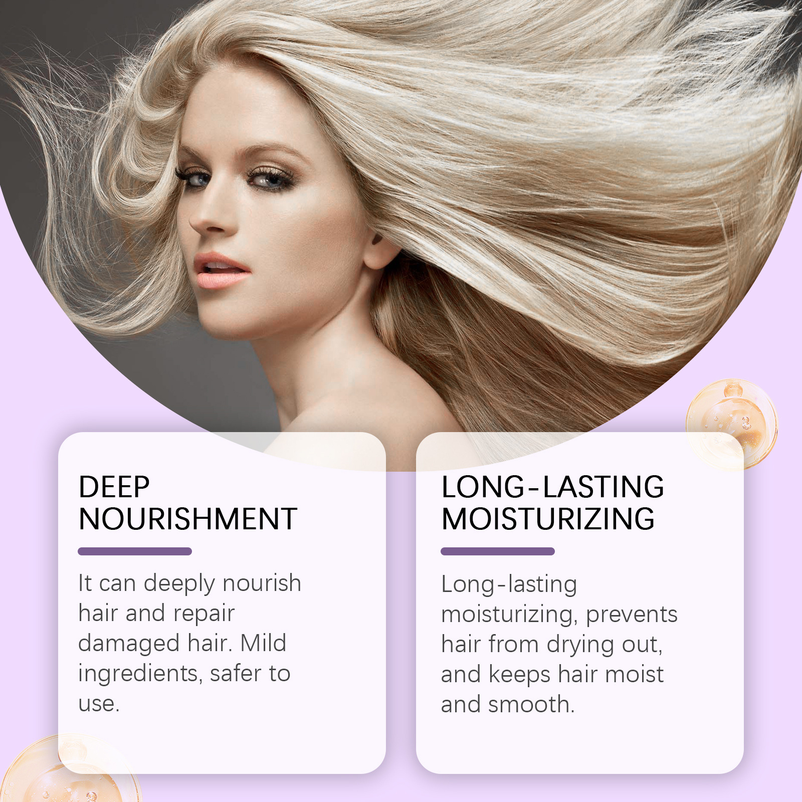 Purple Hair Mask Cover Gray Ha - Deep Conditioner Mask ulasan dan harga