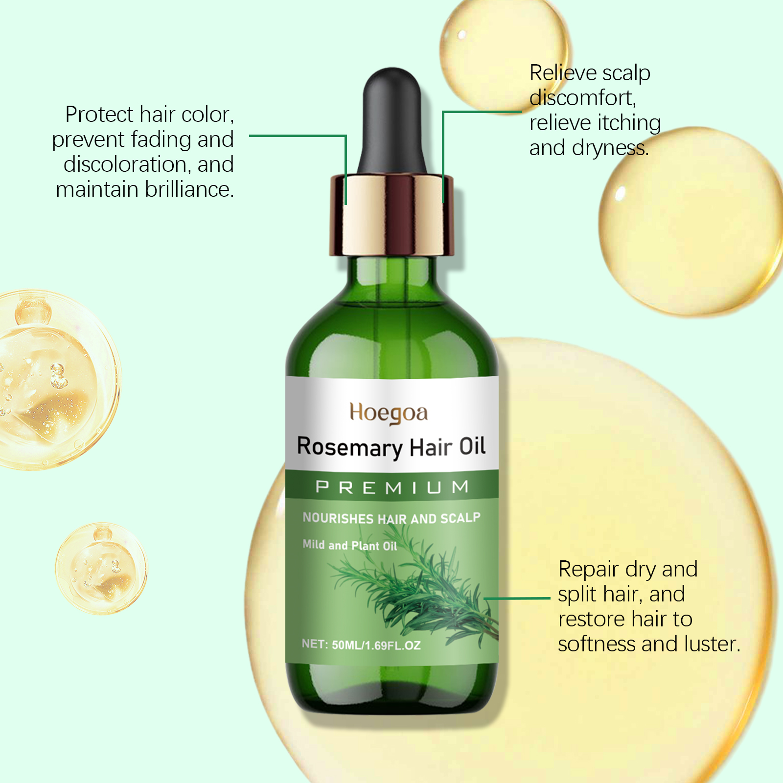 Rosemary Hair Essential Oil Sc - Rosemary Hair Oil ulasan dan harga