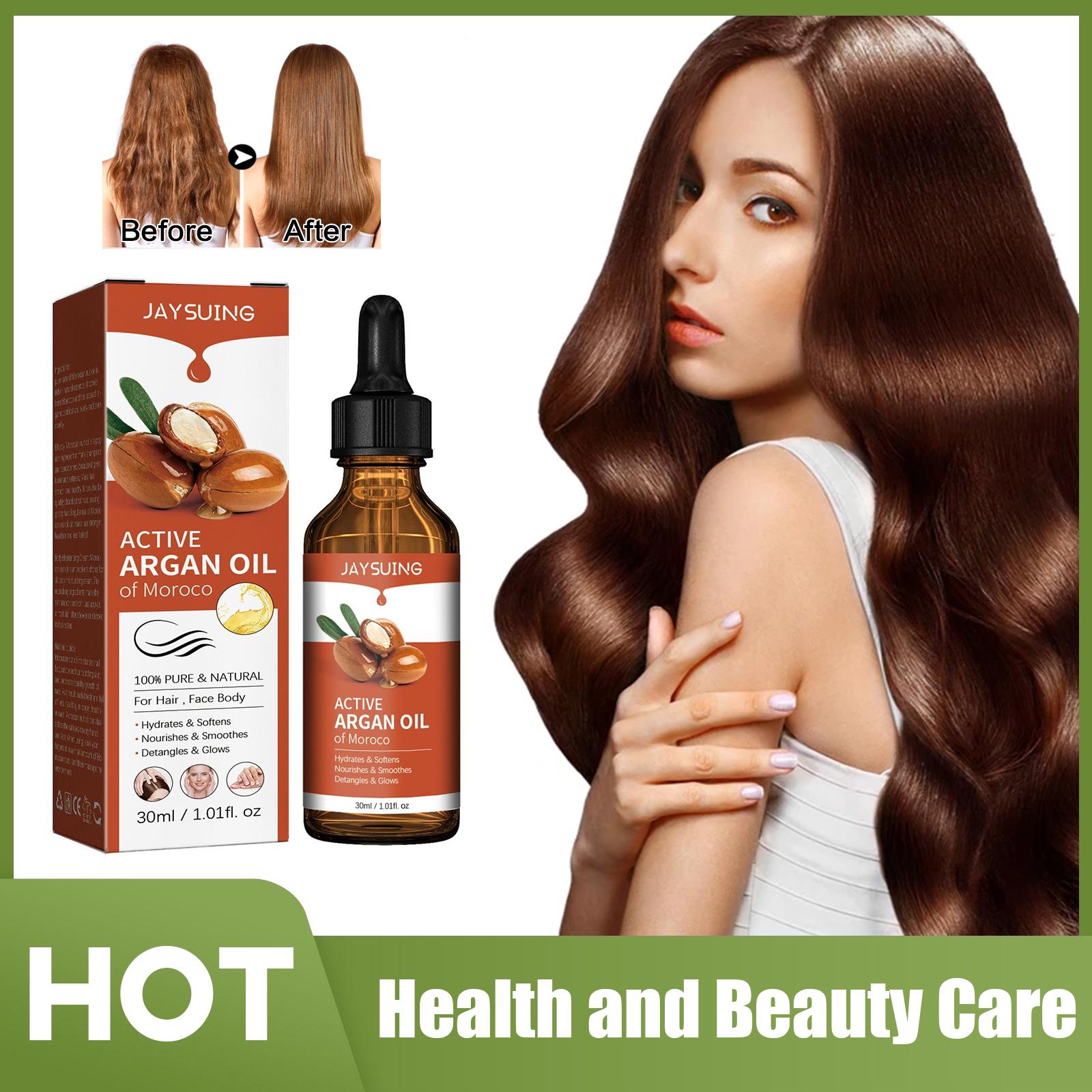 Argan Oil for Hair Treatment S - Hair Care Nature ulasan dan harga
