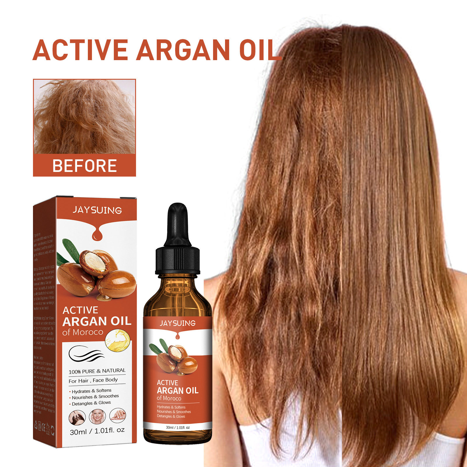 Argan Oil for Hair Treatment S - Hair Care Nature ulasan dan harga