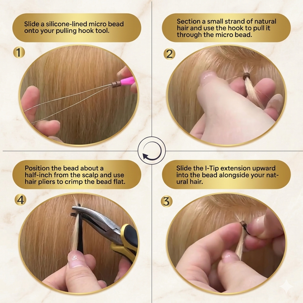 18inch Natural Remy I- Tip Hum - Hair Care Tips ulasan dan harga