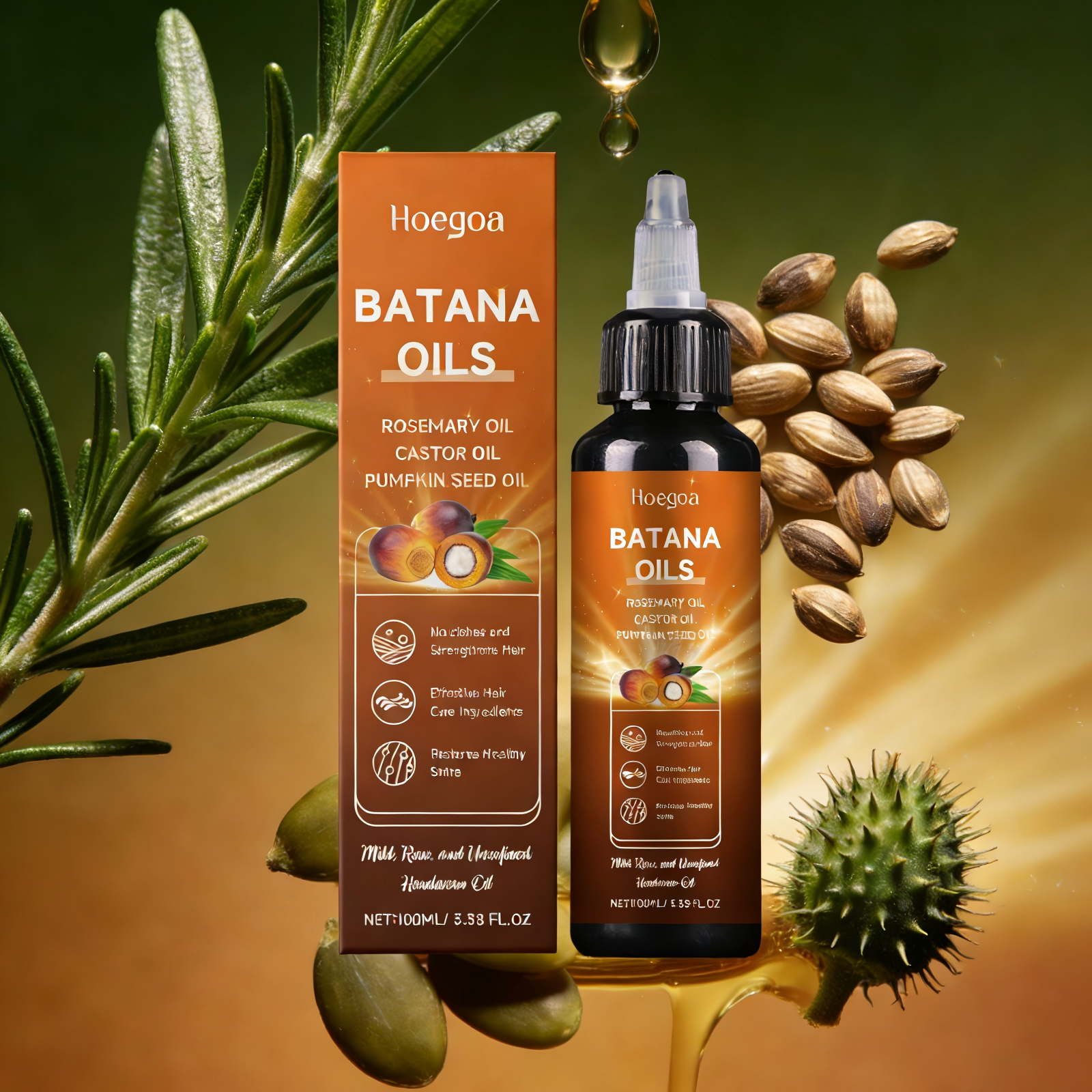 ​Hoegoa Batana Hair Growth Oil - Rosemary Hair Oil ulasan dan harga